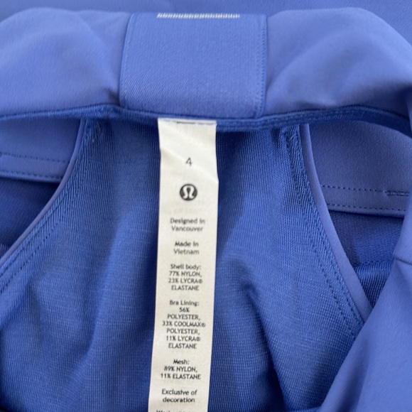 Lululemon Logo Elastic Everlux Shelf Tank Top - Picture 7 of 8